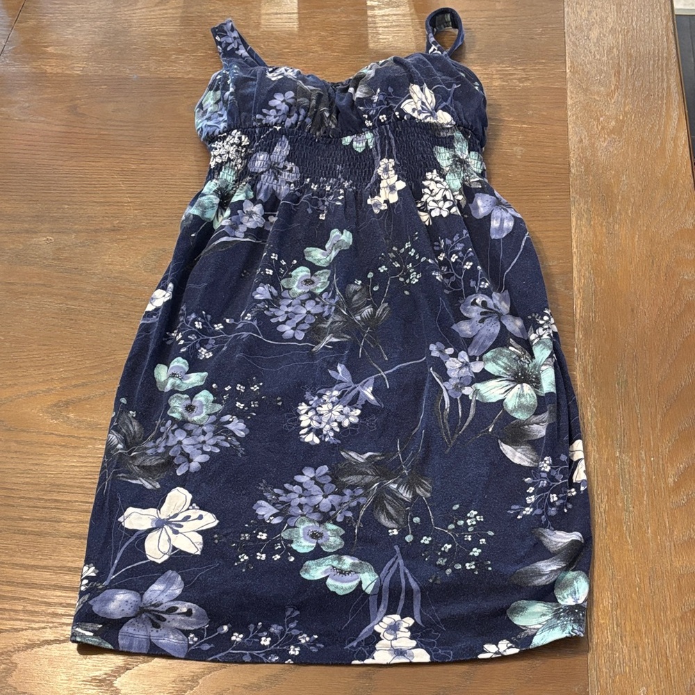 Denver Hayes Navy Floral Casual Dress